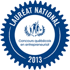 Lauréat national 2013 - Concours québécois en entrepreneuriat